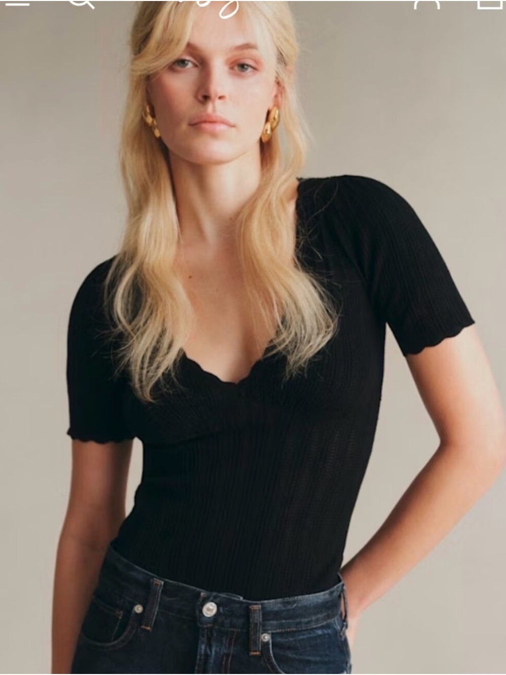 Sezane Cloe Top - Black
